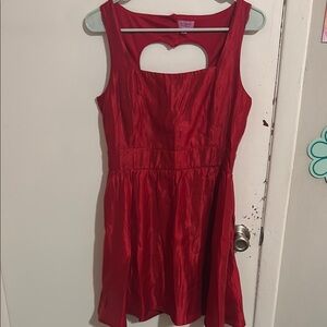 Junior's S Mi Ami Heart Back Dress WITH POCKETS